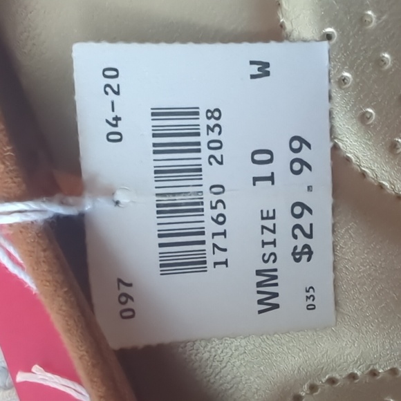 NWT Tan/Camel Suede Women's Pumps Memory Foam 10W - Picture 4 of 4